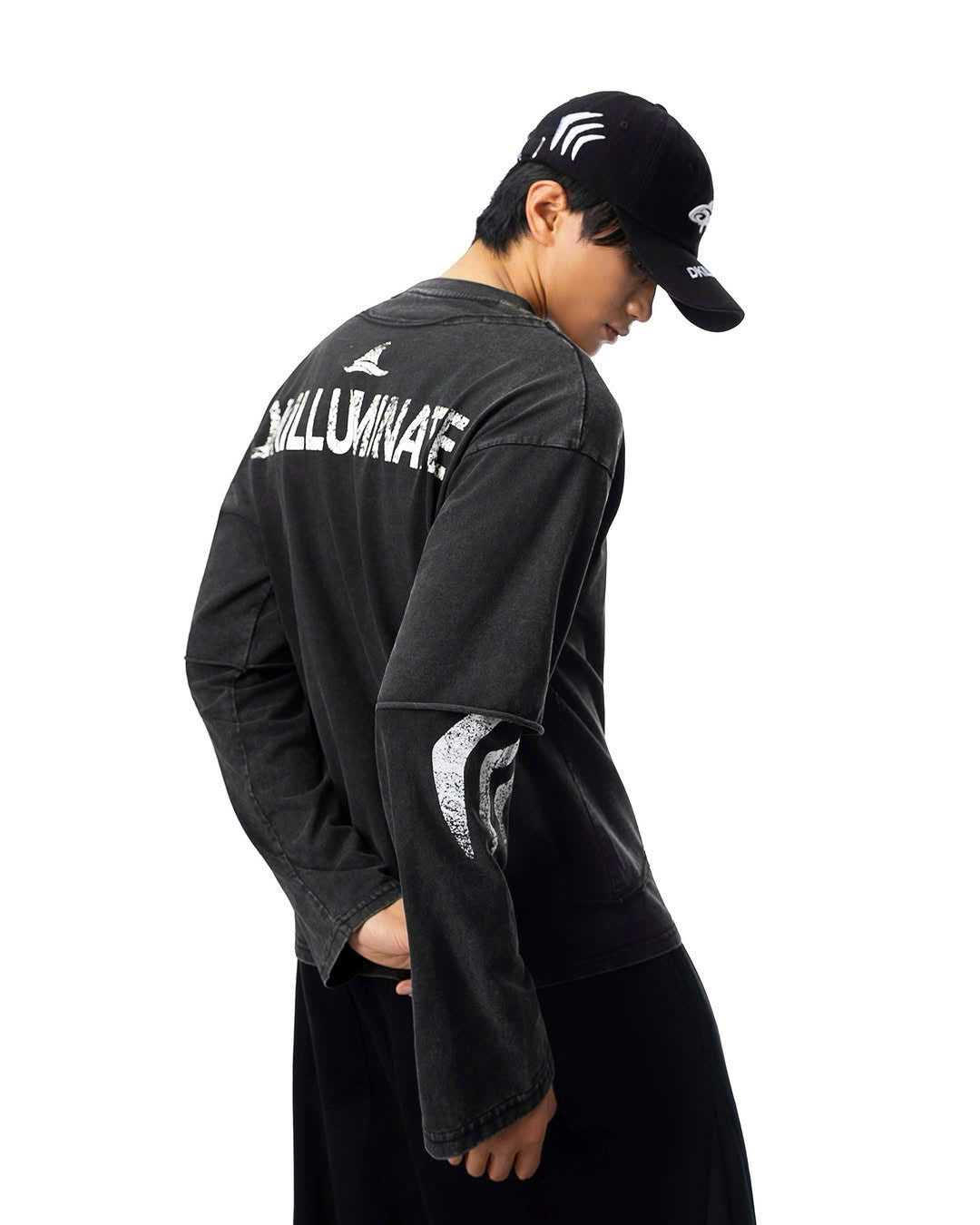 DOUBLE LAYER WASHED LONGSLEEVE