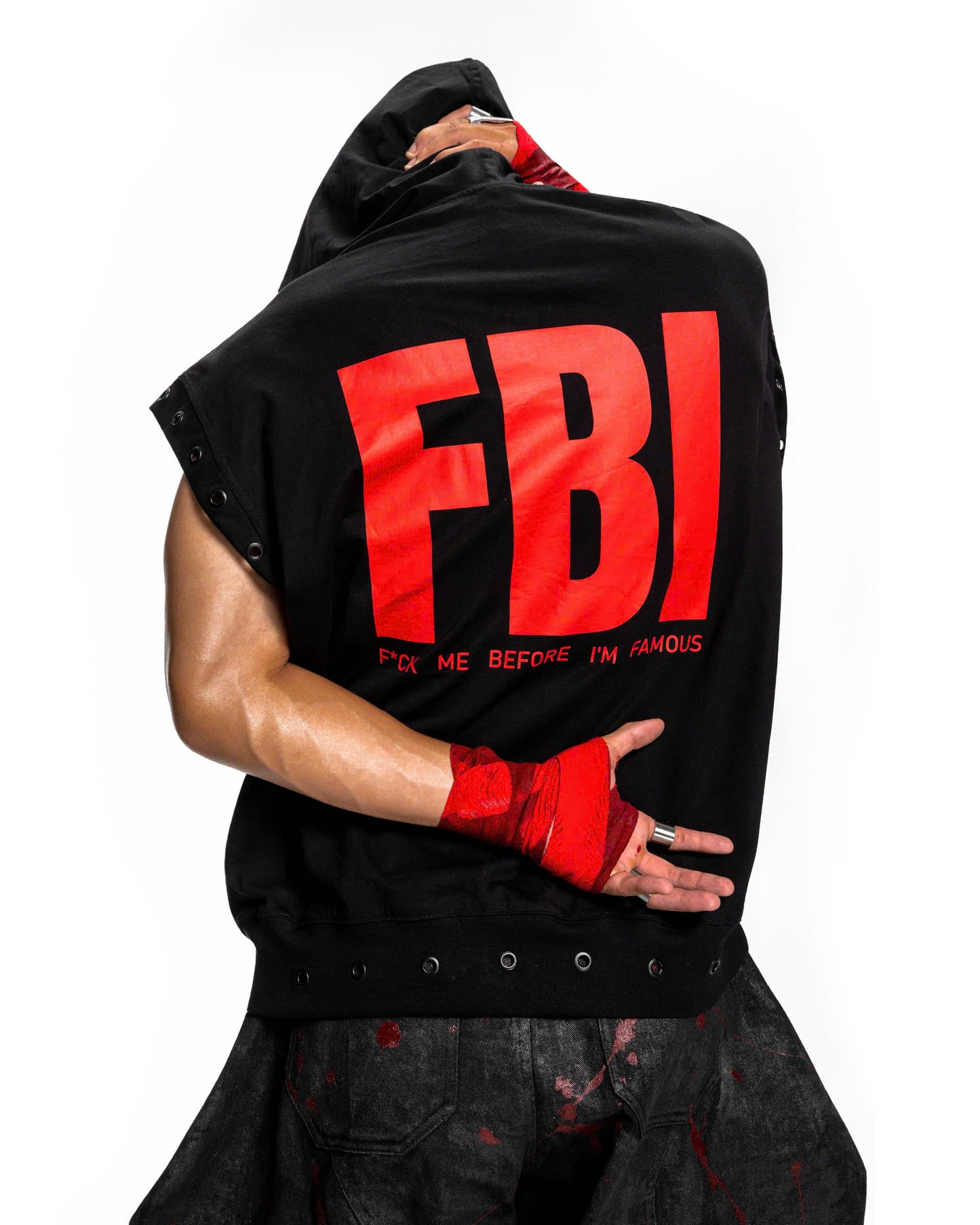 FBI TANKTOP HOODIE