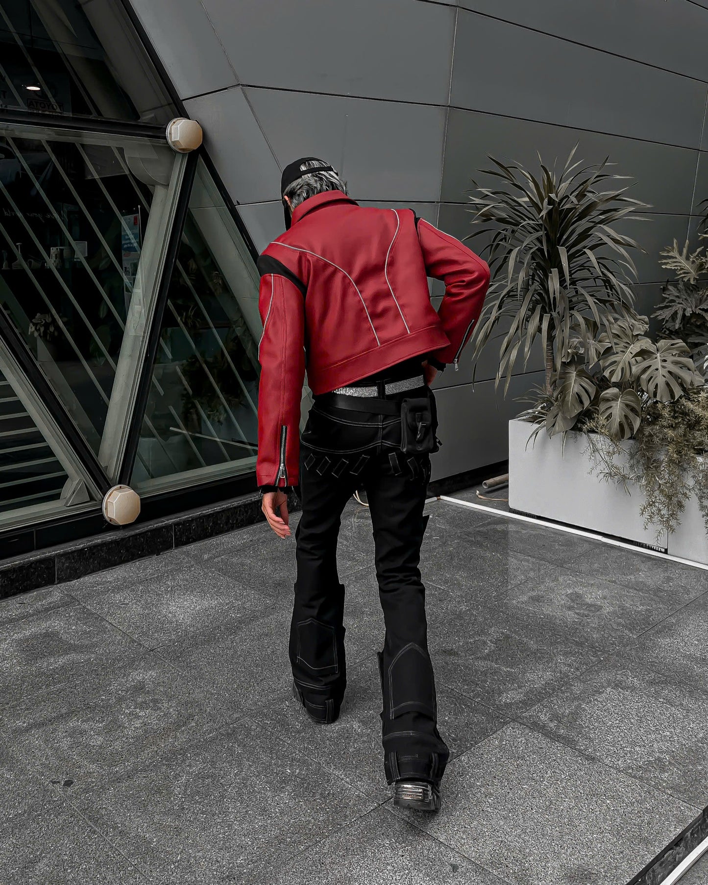 CARGO FLARE PANTS UPSIDE DOWN