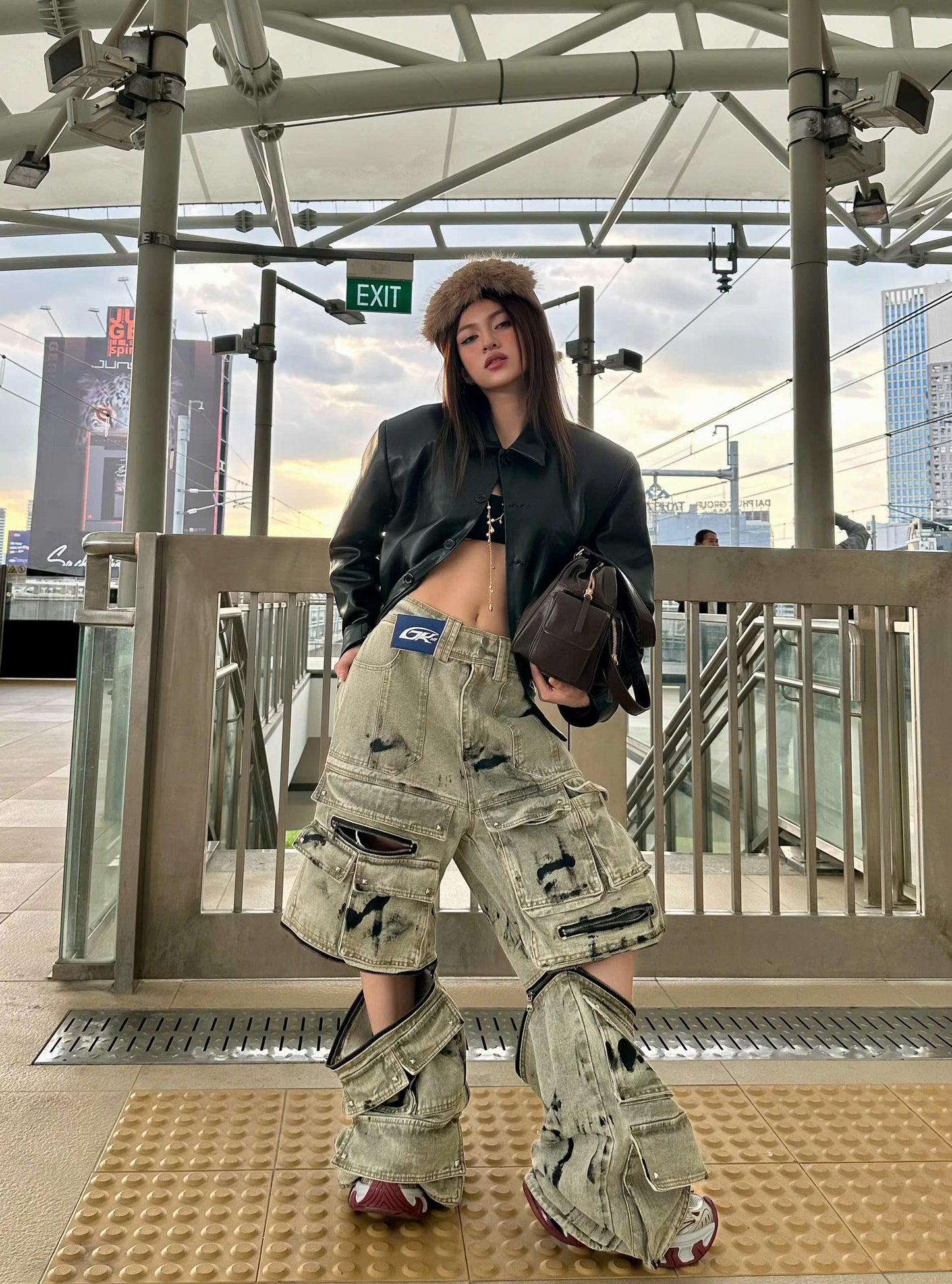 GREEN LEGACY PANTS MULTI POCKET