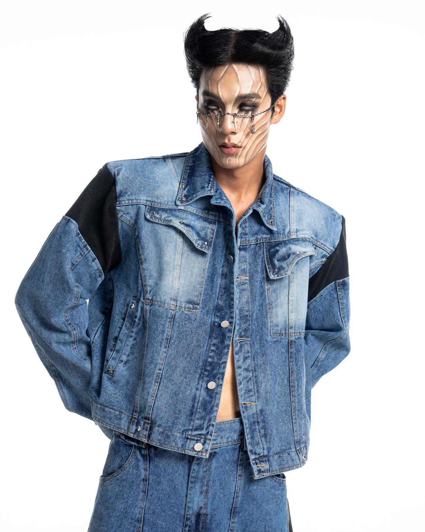 BALANCE KEPPER BLUE DENIM JACKET