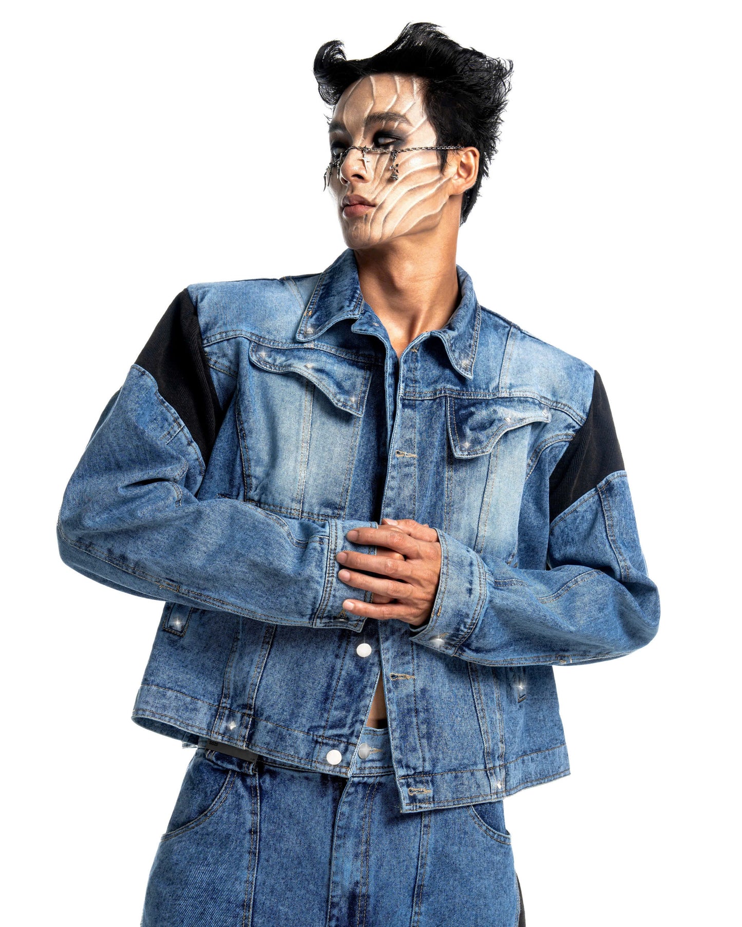 BALANCE KEPPER BLUE DENIM JACKET