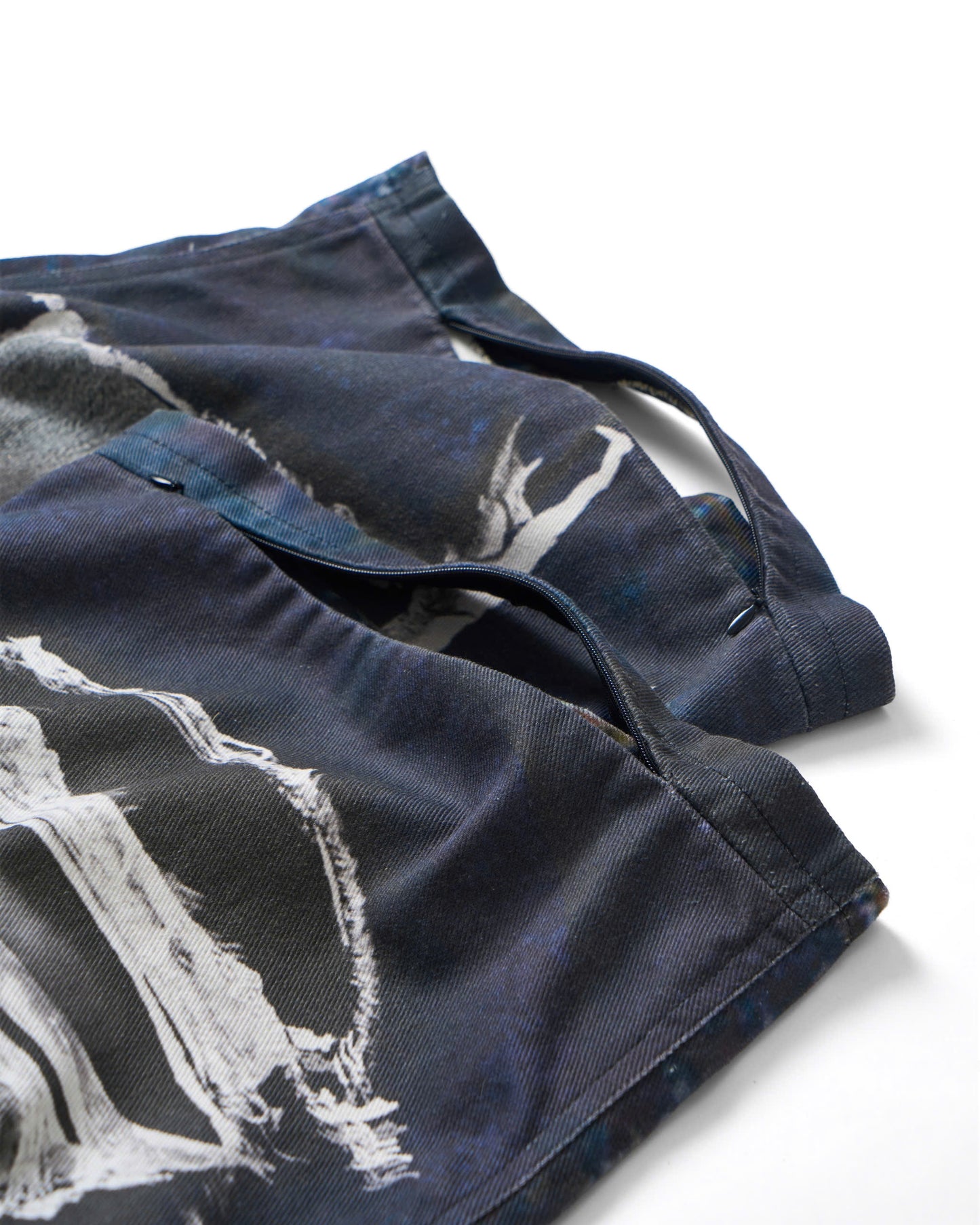 DTG PRINTED DENIM PANTS