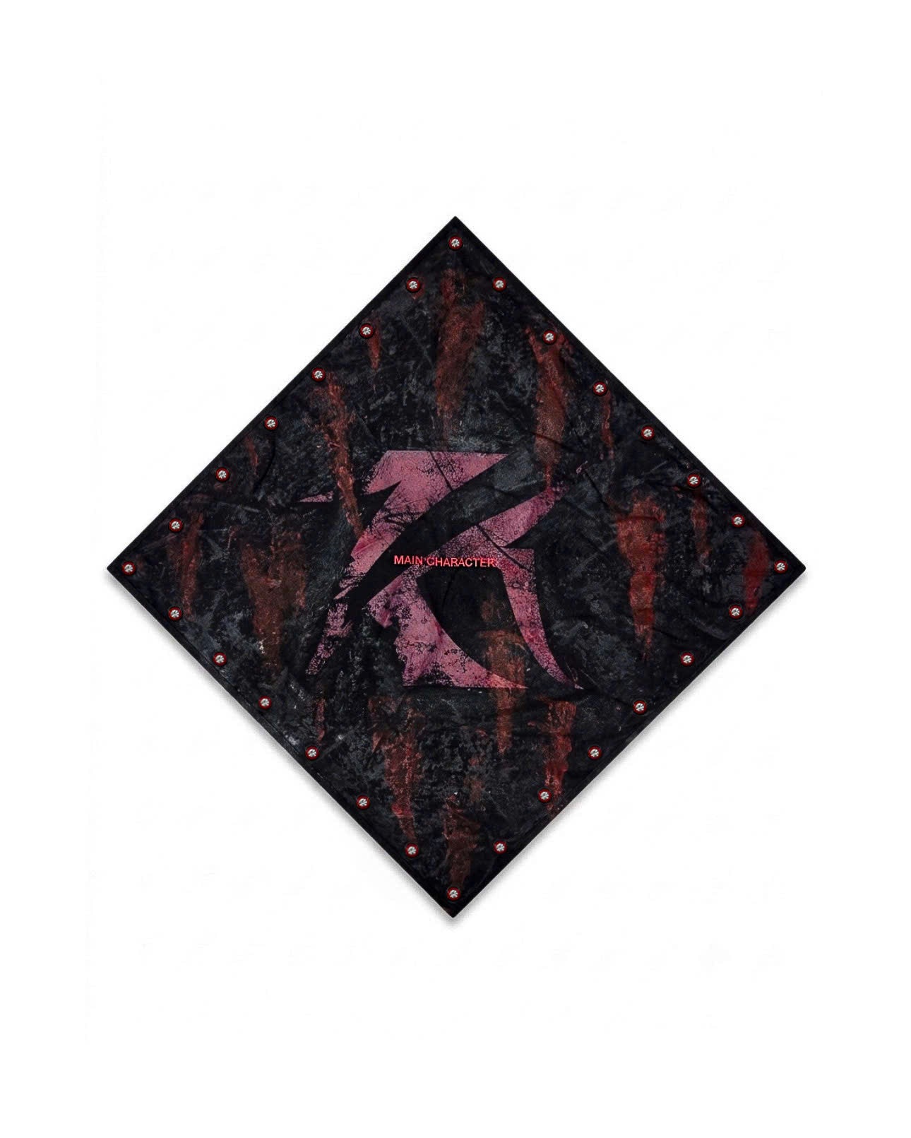 BLOOD & RUST WAXED SCARF V2