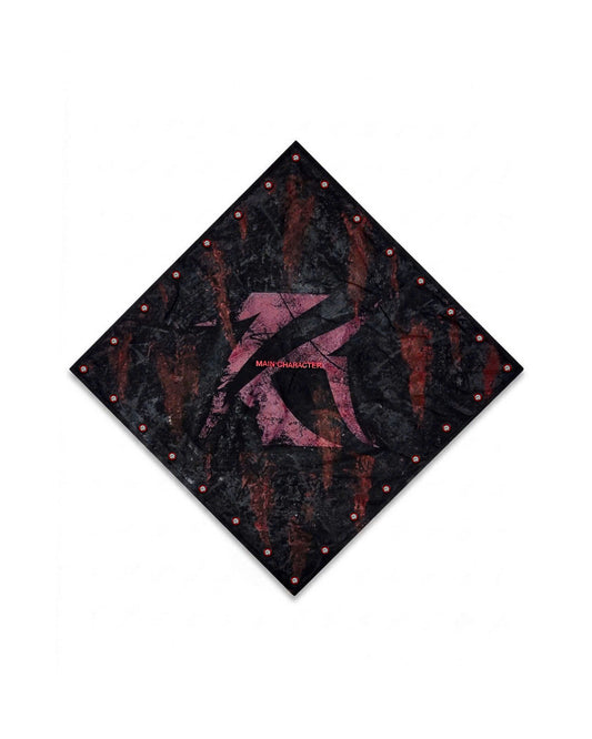BLOOD & RUST WAXED SCARF V2