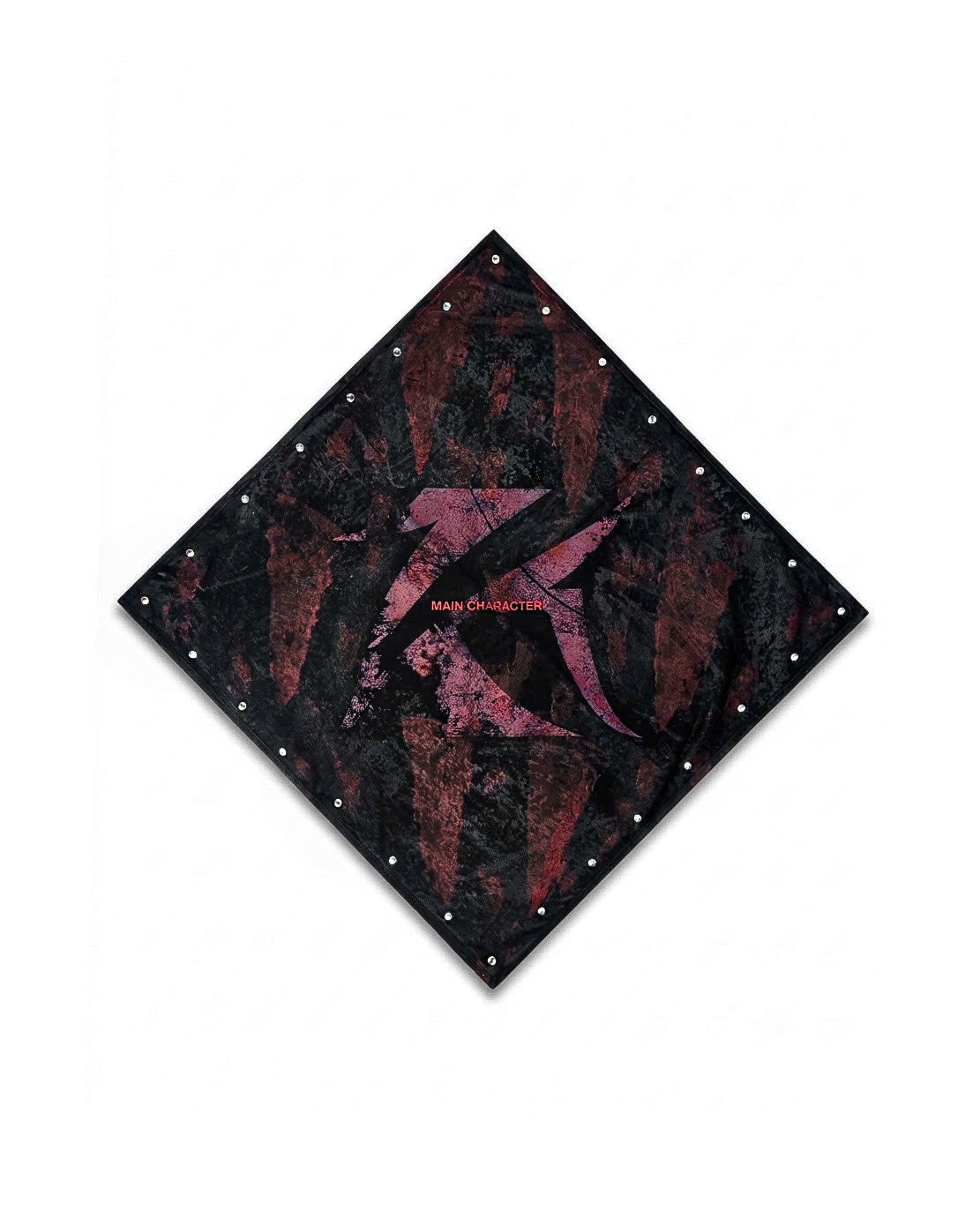 BLOOD & RUST WAXED SCARF V1