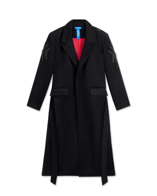 DKILLUMINATE FITTED LONG WOOL COAT