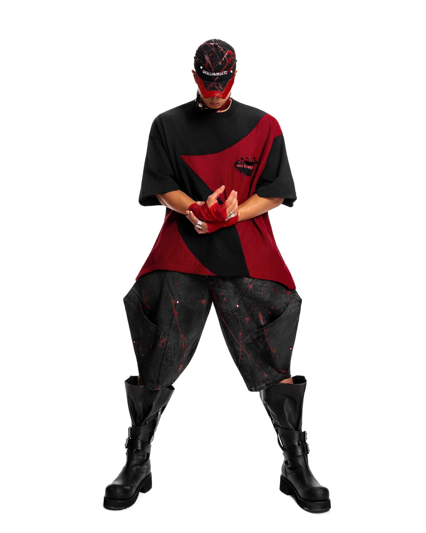 BURNT MESH T-SHIRT