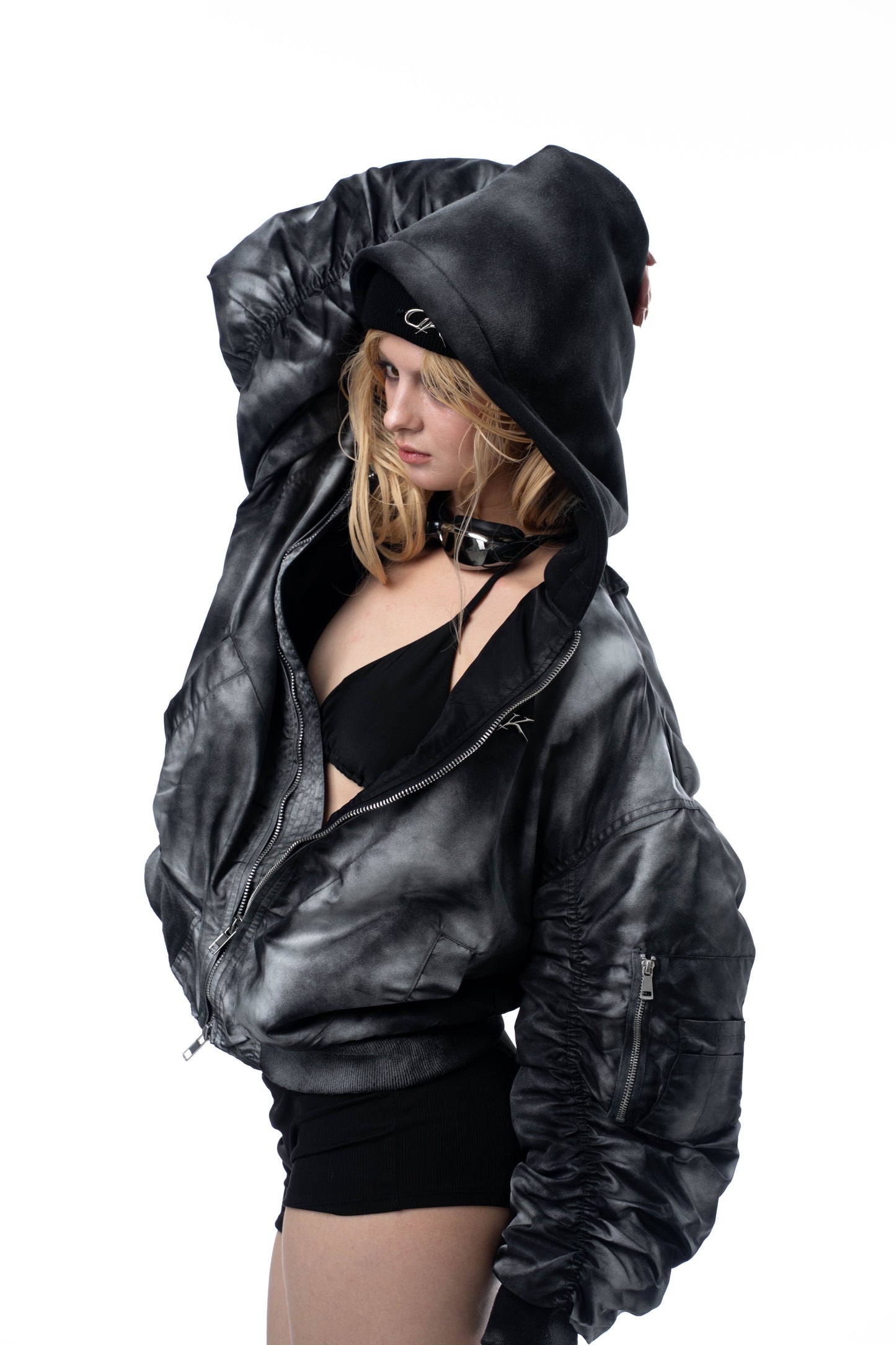 SPRAY-DYED PILOT BOMBER