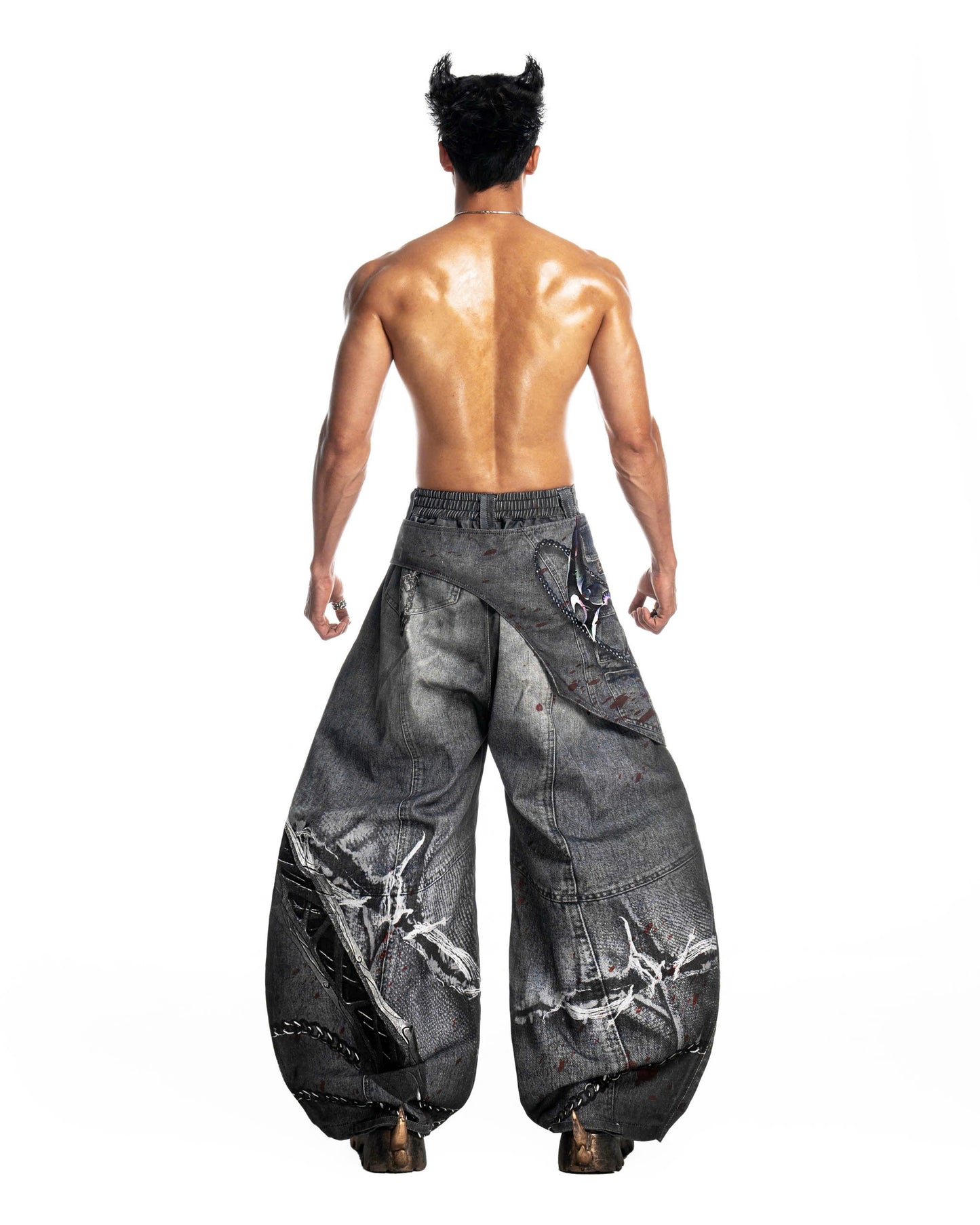 THUNDERFORGED PRINTED DENIM PANTS