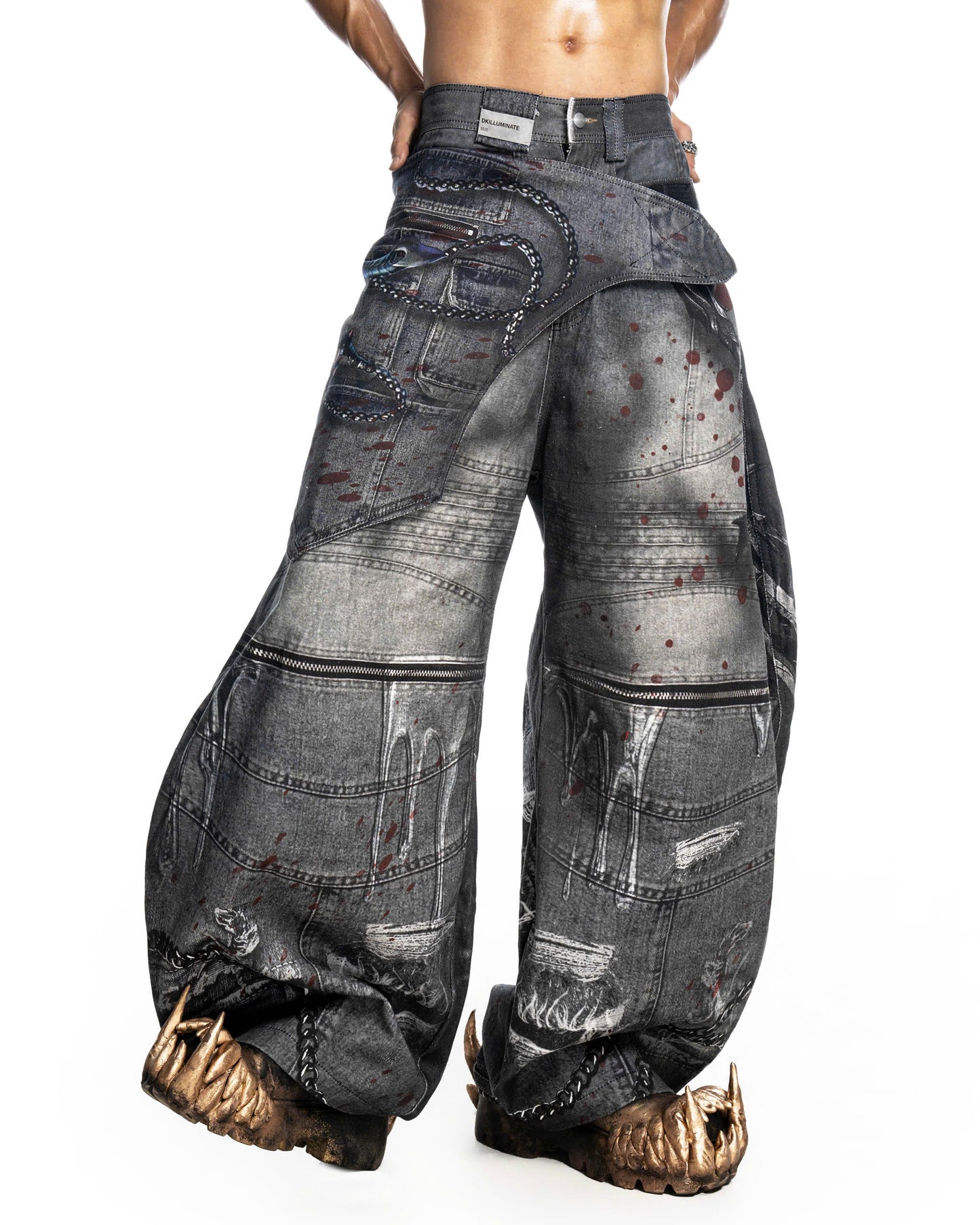 THUNDERFORGED PRINTED DENIM PANTS