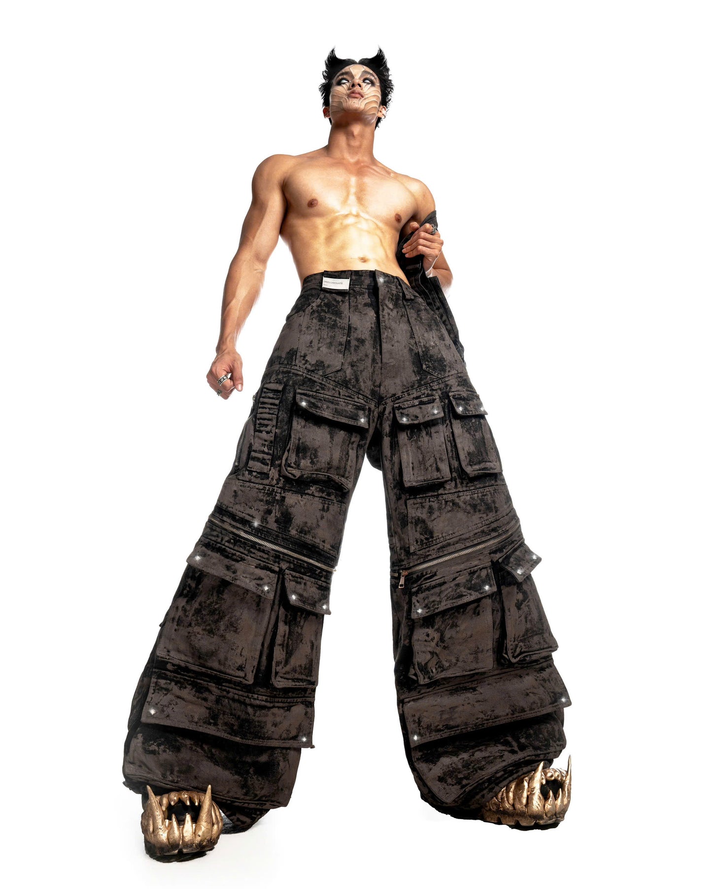FALLEN LUXERIS MUDDY DENIM PANTS
