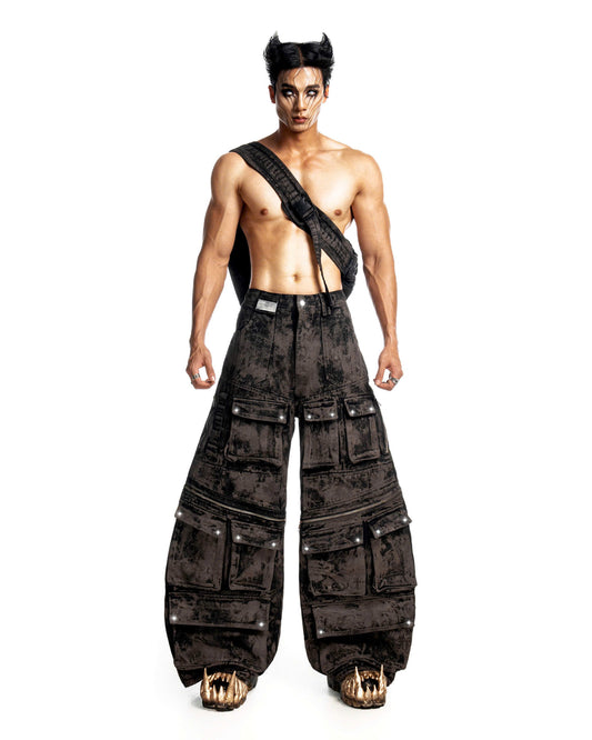 FALLEN LUXERIS MUDDY DENIM PANTS
