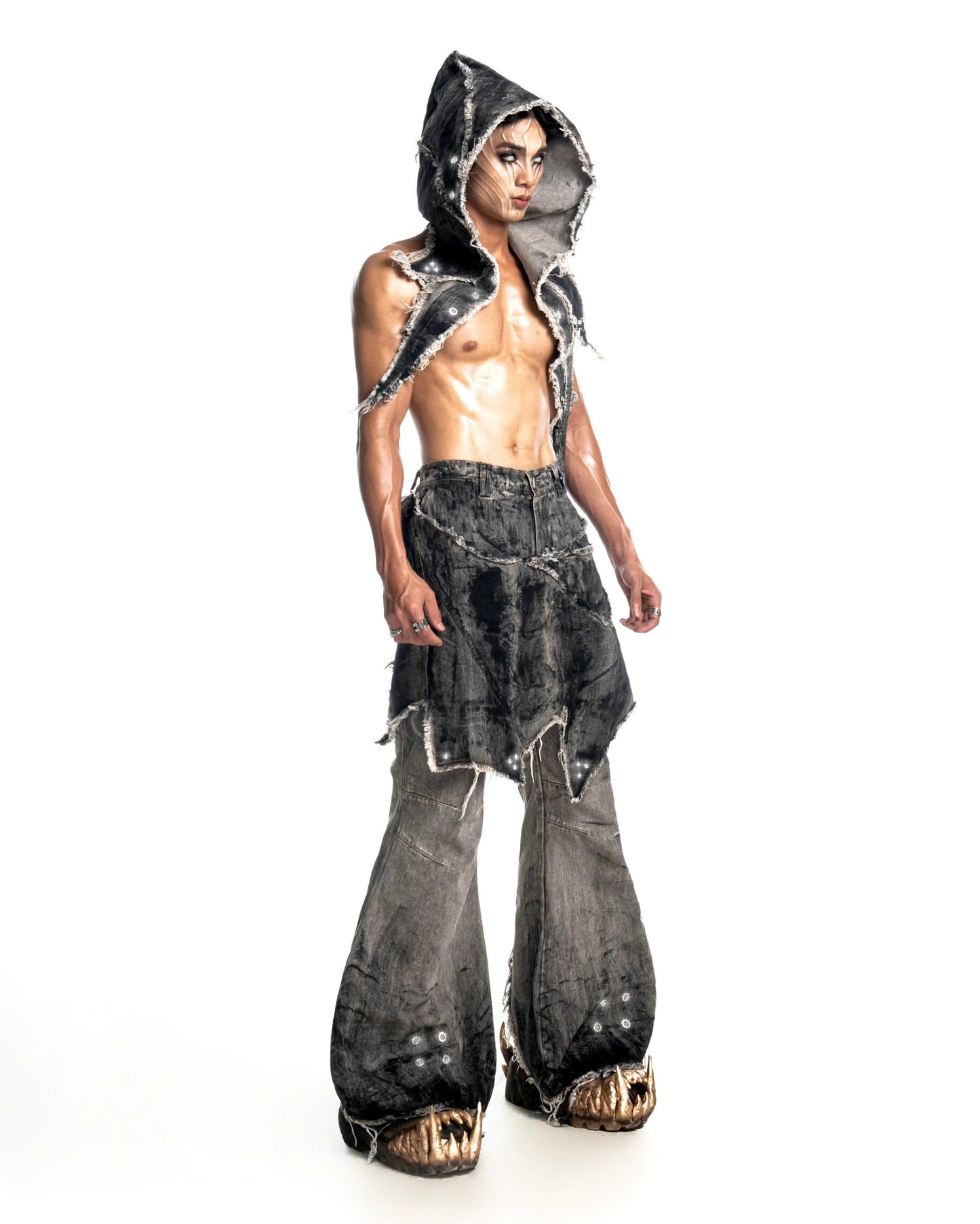 DANCING WITH DEMONS FLARE PANTS