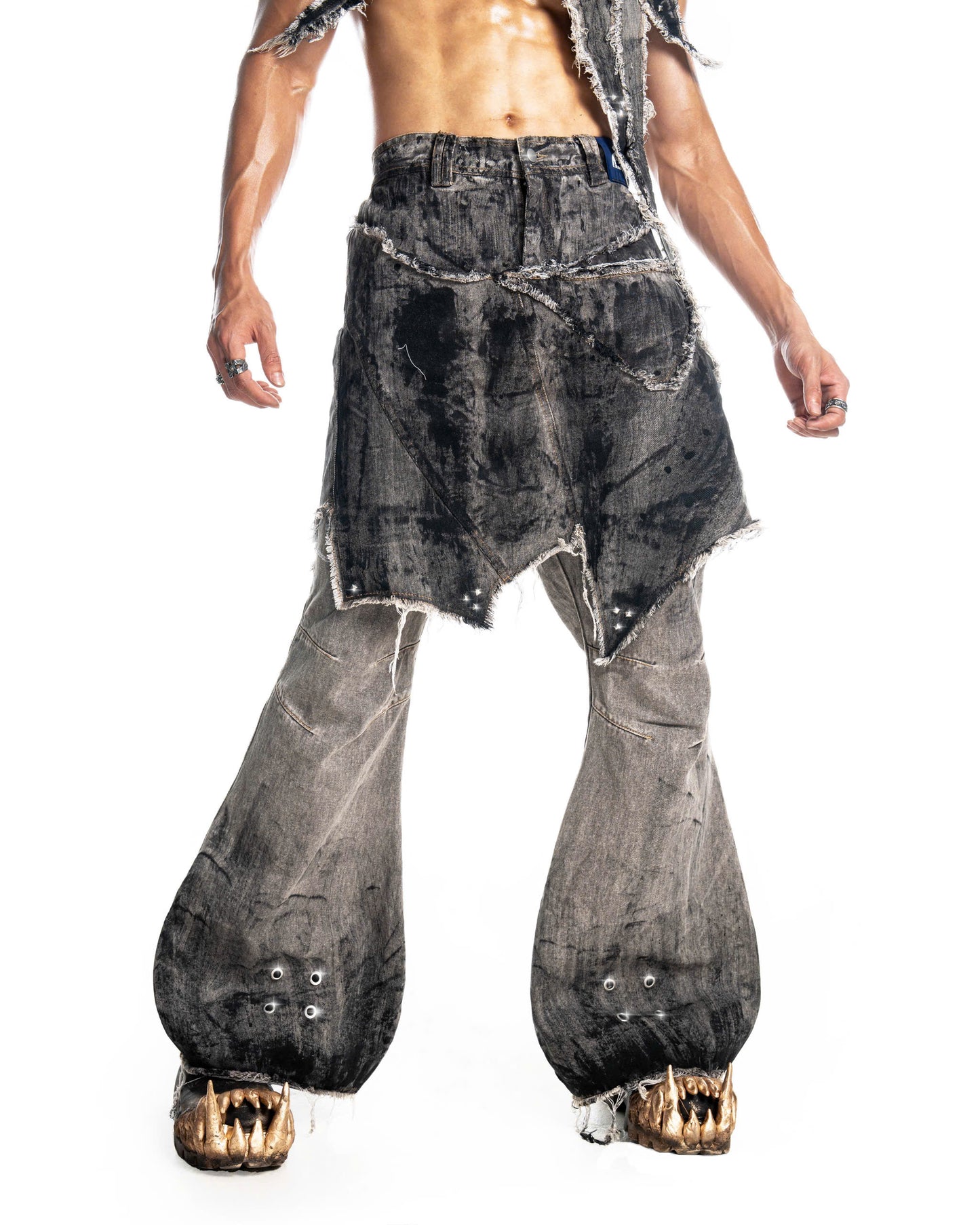 DANCING WITH DEMONS FLARE PANTS