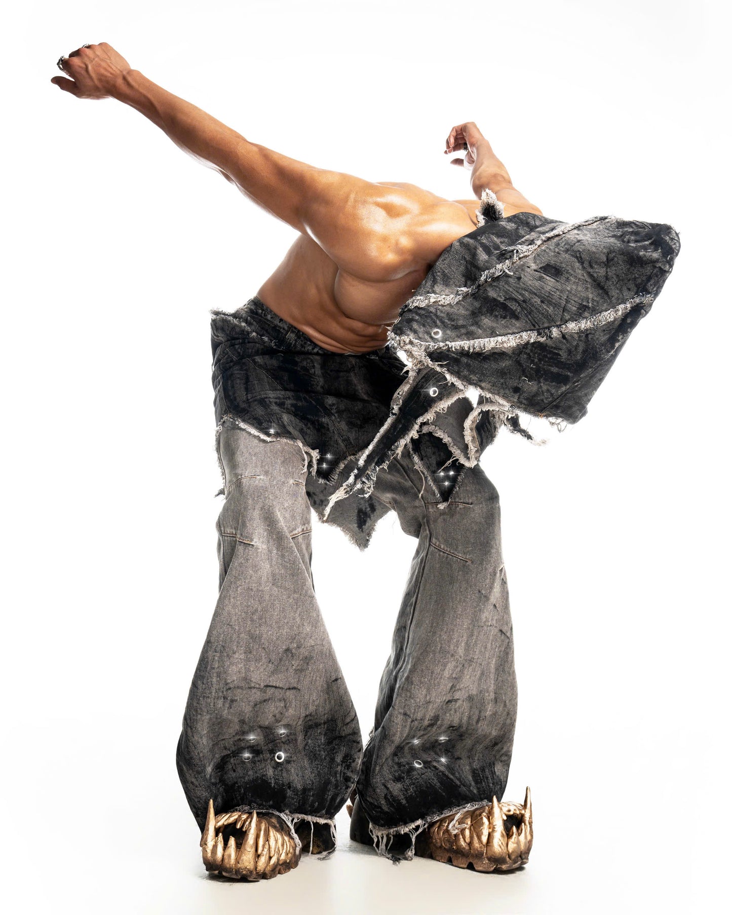DANCING WITH DEMONS FLARE PANTS
