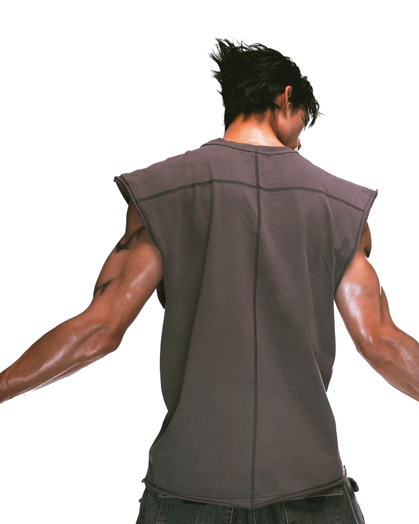 CROSS DUALITY TANKTOP (Grey)