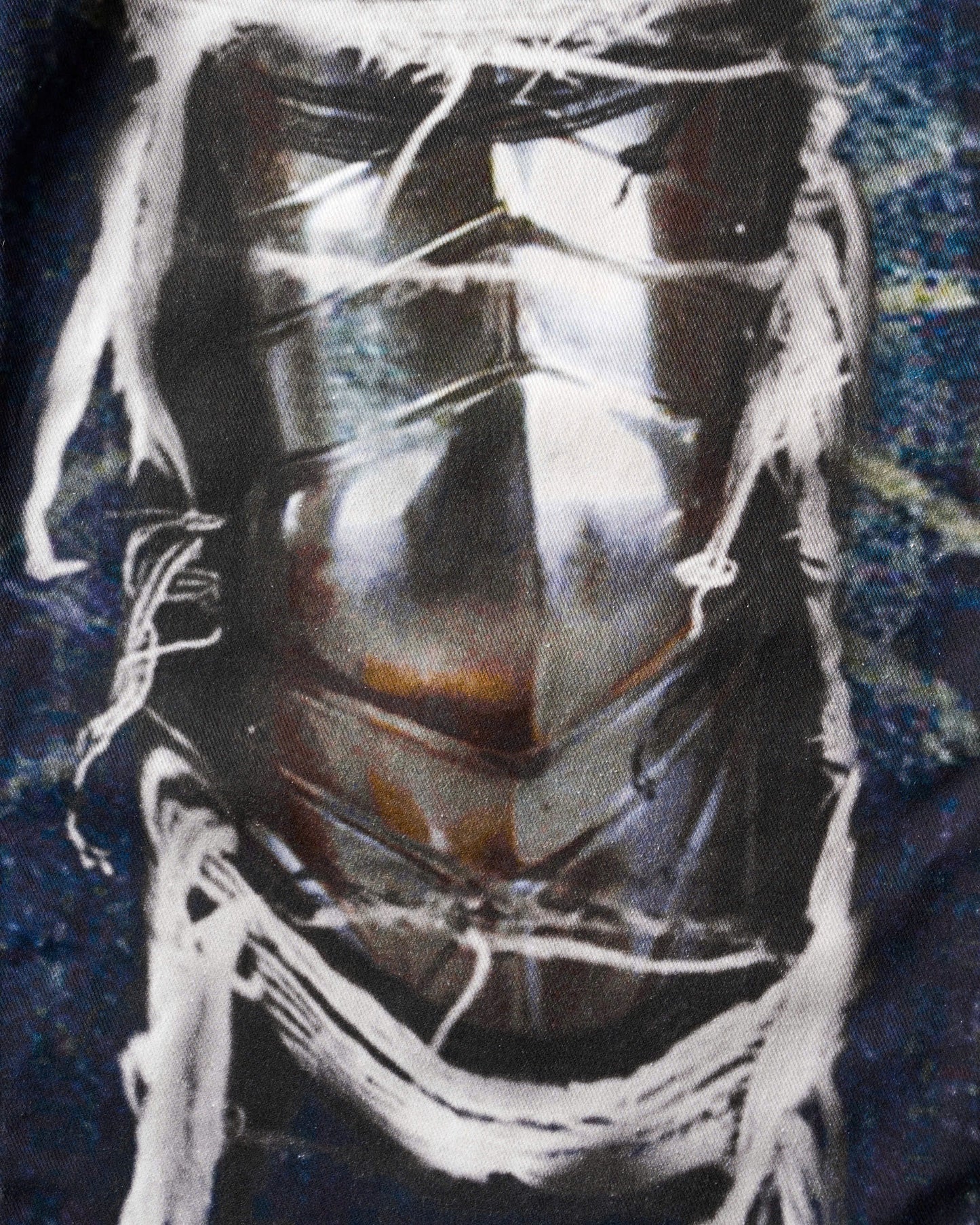 DTG PRINTED DENIM PANTS