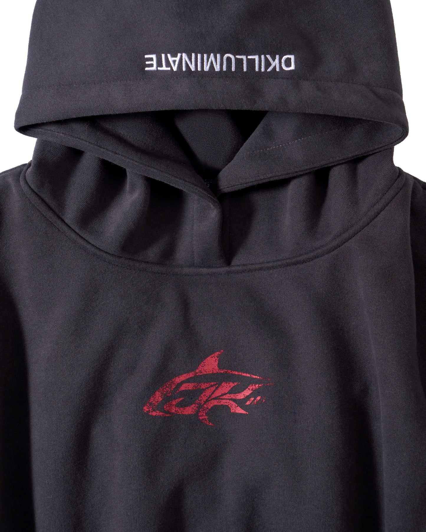 DOUBLE LAYER GREY HOODIE