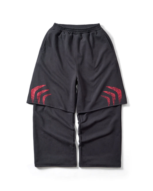 DOUBLE LAYER SWEAT PANTS
