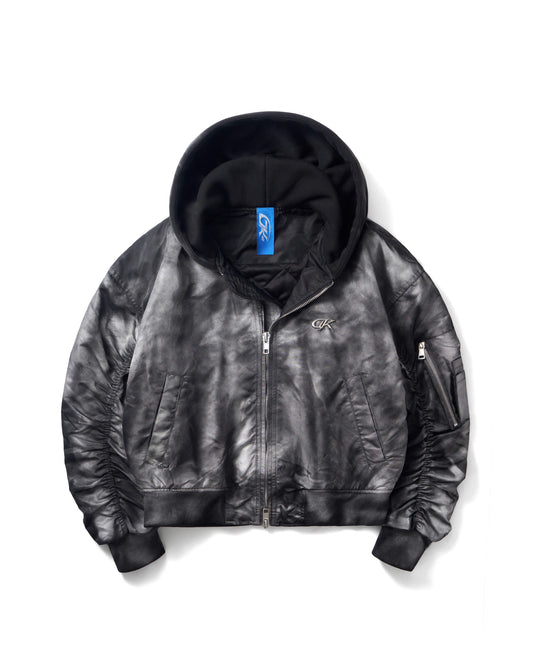 SPRAY-DYED PILOT BOMBER