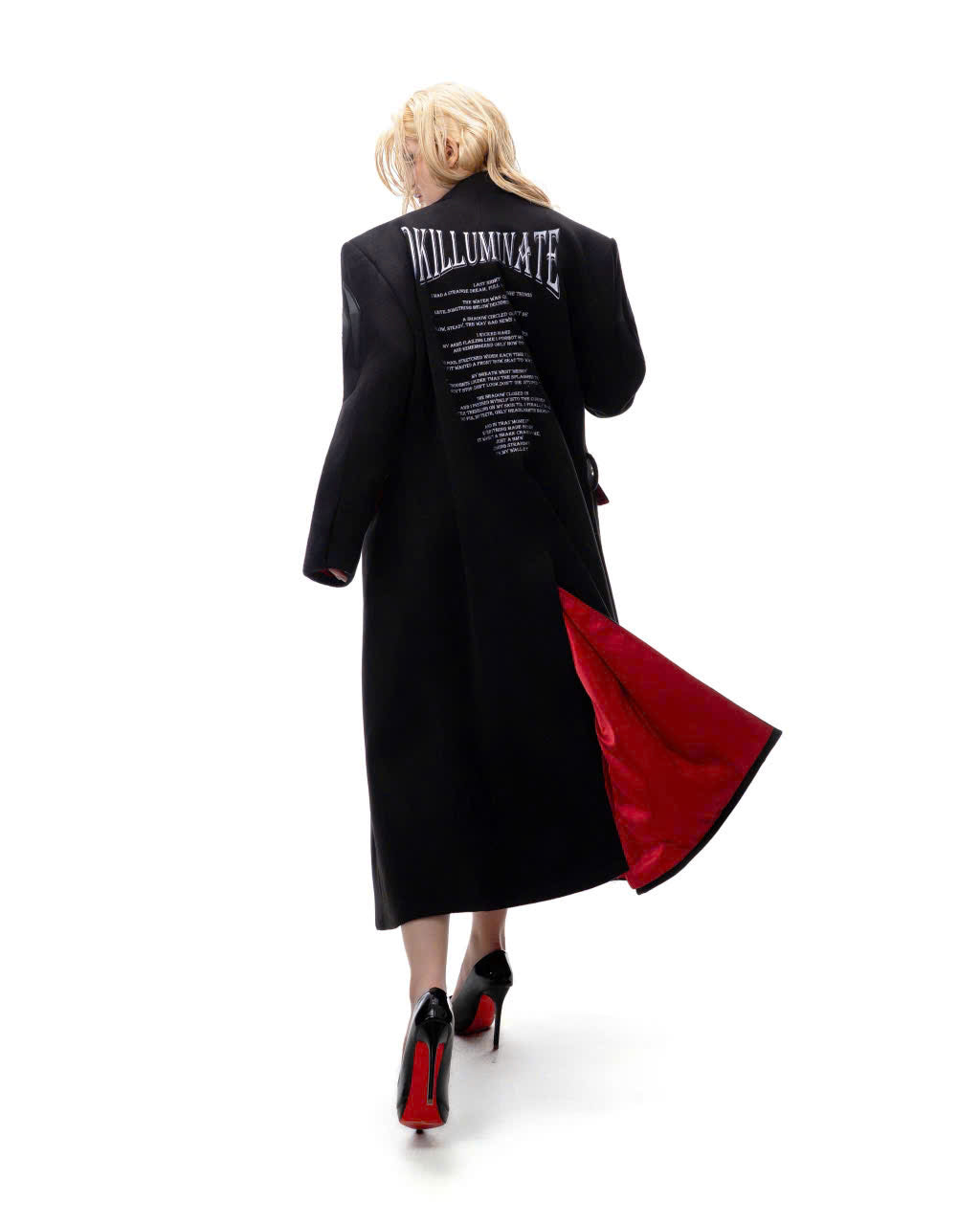 FITTED LONG WOOL COAT