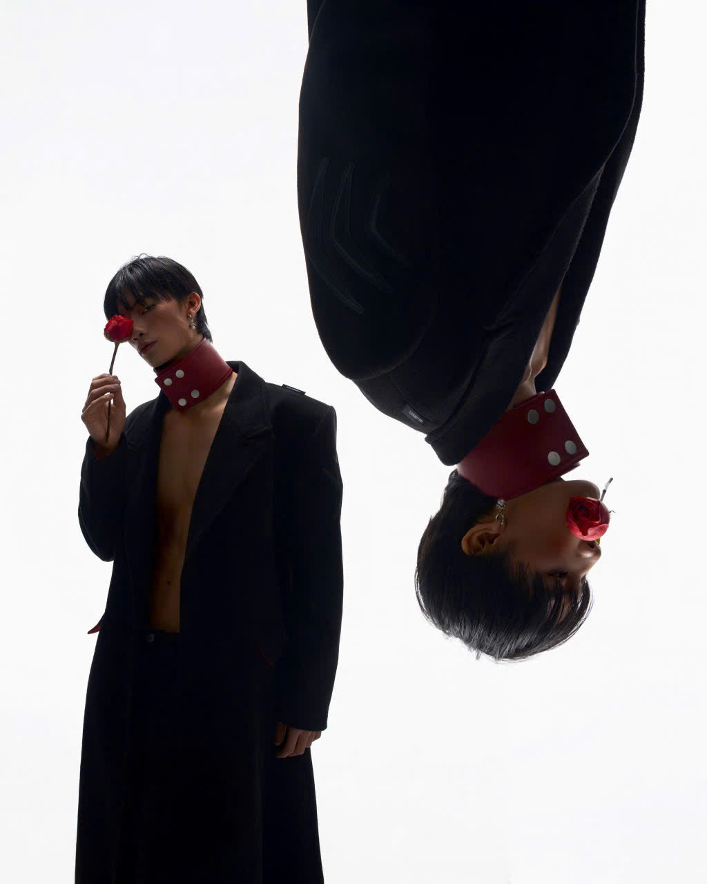 FITTED LONG WOOL COAT