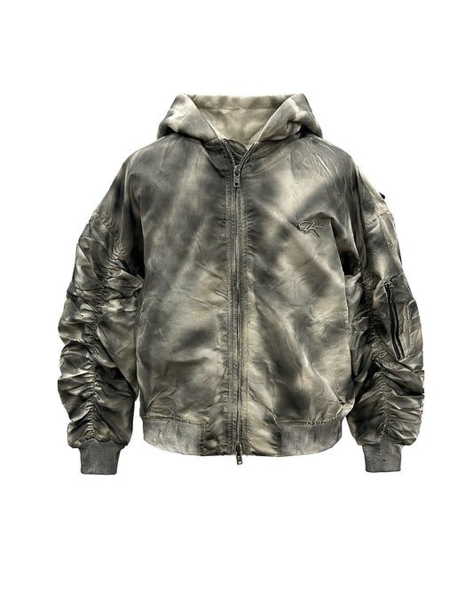 DKILLUMINATE SPRAY-DYED PILOT BOMBER